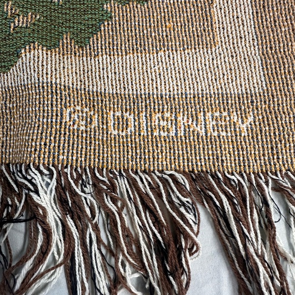 DISNEY PARKS Mickey Woven Tapestry Throw Blanket 51” x 59” Four Parks - Picture 3 of 8